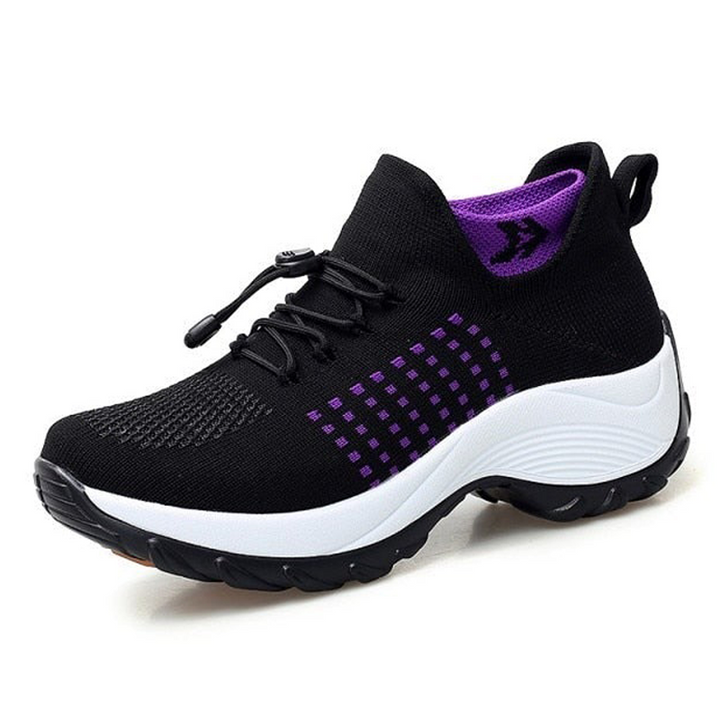 Comfortable women's walking sneakers with ergonomic design, perfect for daily wear.