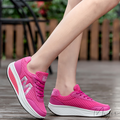 Women's supportive orthopedic sneakers for all-day comfort & pain relief. Ideal for walking & active wear.