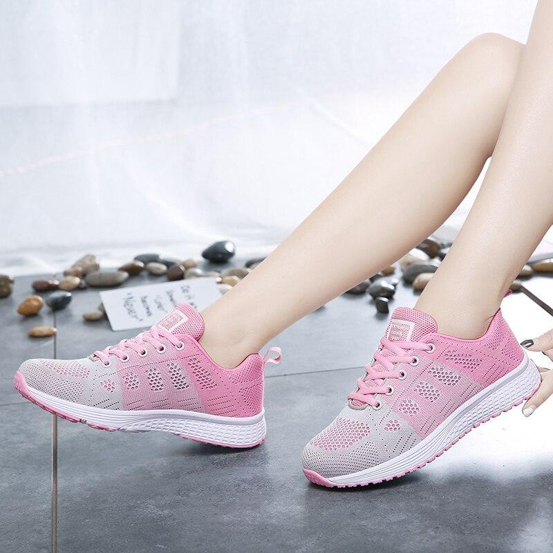 Women's comfort shoes, orthopedic walking style with lace-up fit & foot support.