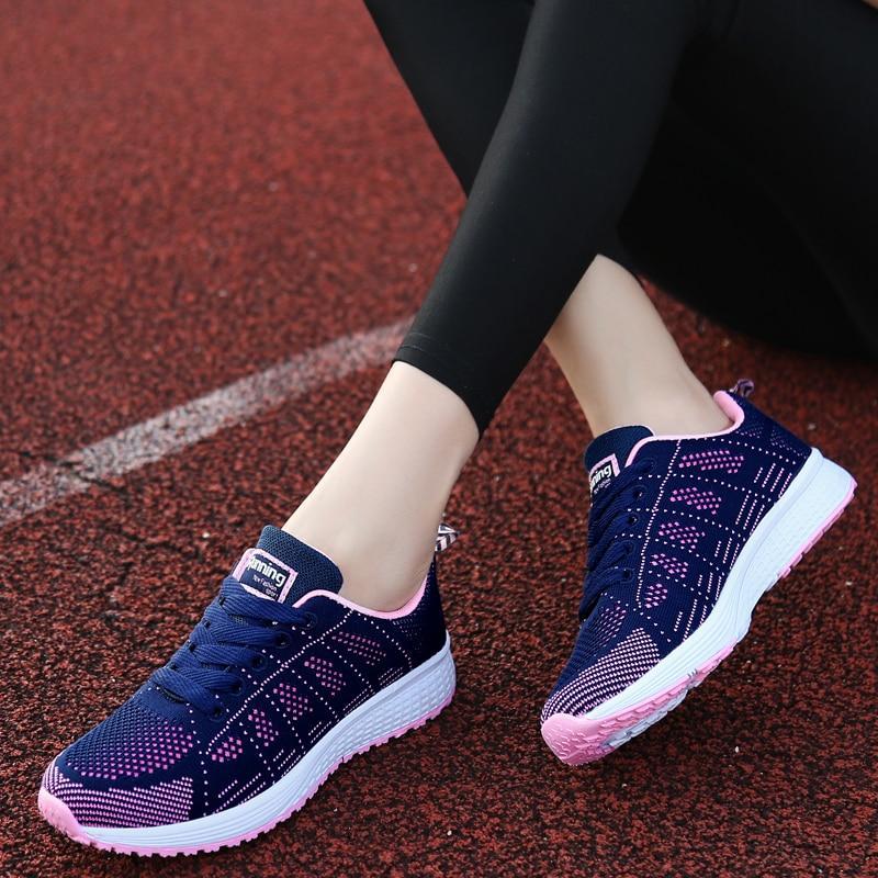 Breathable lace-up women's orthopedic walking shoes, ideal for foot support & comfort.