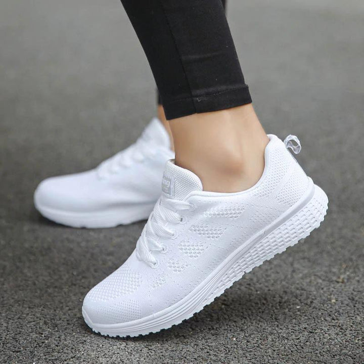 Supportive women's orthopedic walking shoes, a comfortable choice for foot pain relief.