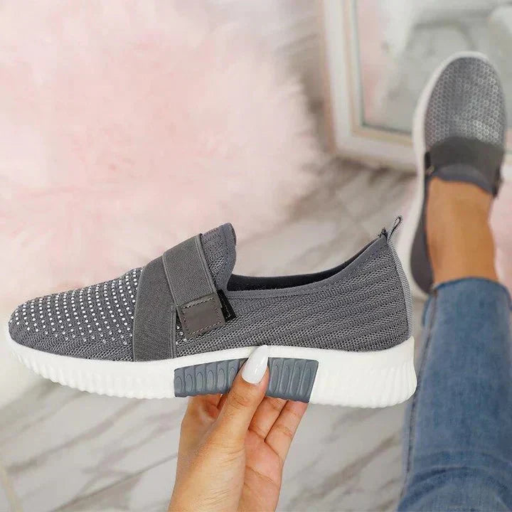 Supportive women's slip-on comfort shoes, perfect for daily wear & better posture.