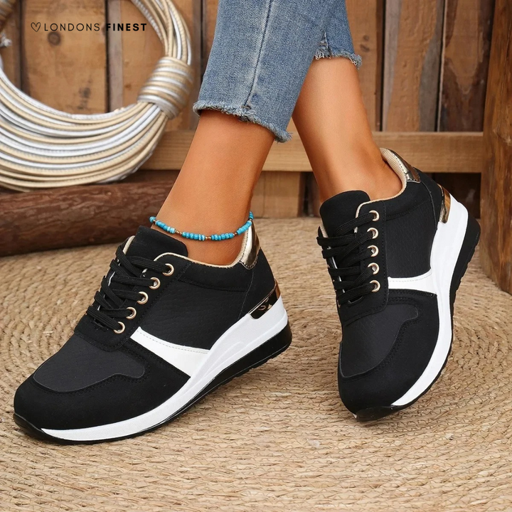 Women's supportive footwear: lightweight sneakers with arch support and cushioned comfort for daily walks.