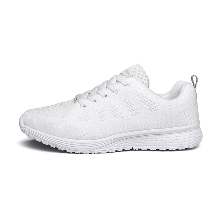 Women's supportive walking shoes with cushioned insole & arch support. Ideal for comfort & everyday wear.