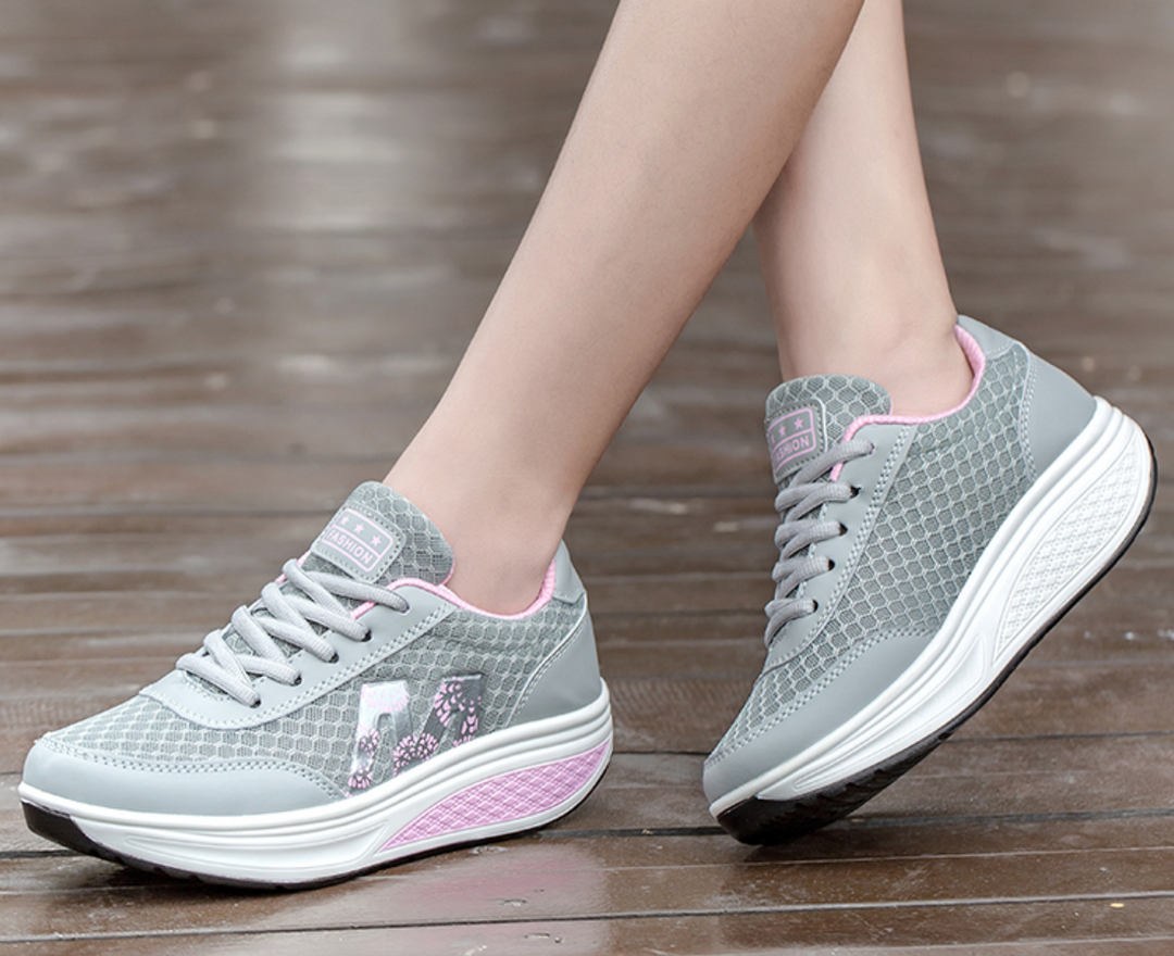Supportive women's walking shoes, designed for breathable comfort & daily active wear.