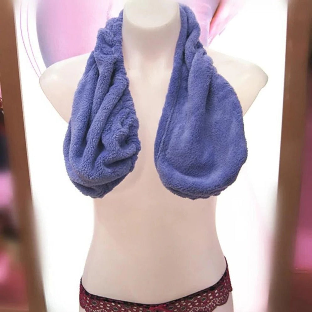 Women's soft terry towel sleep bra, sweat-absorbing comfort for restful nights & loungewear.