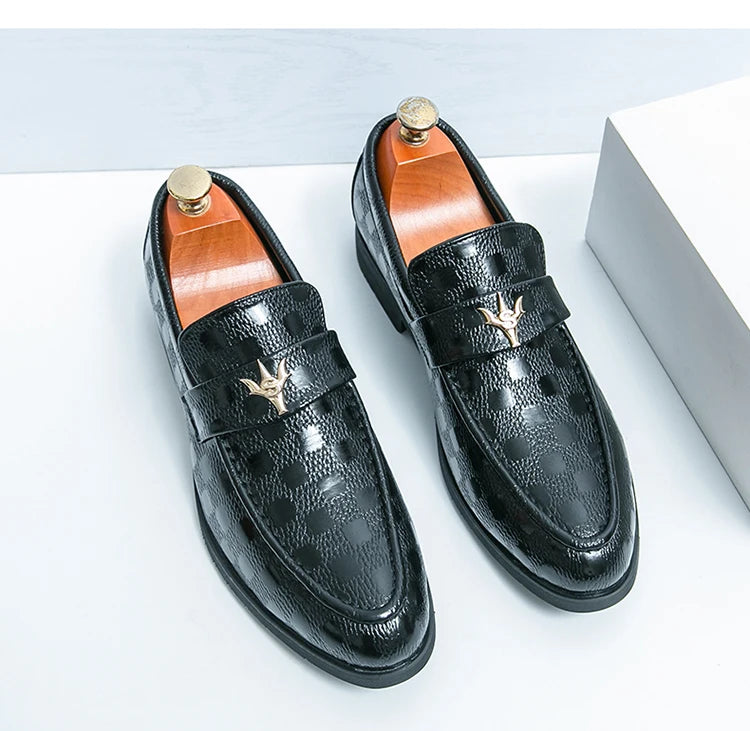 Easy slip-on textured loafers for women, a classic, comfortable & versatile footwear choice.