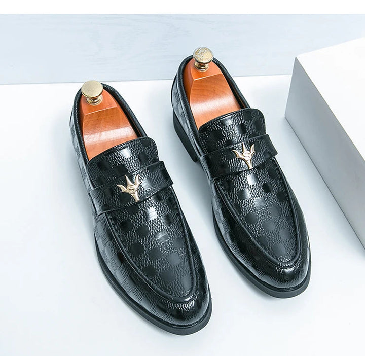 Easy slip-on textured loafers for women, a classic, comfortable & versatile footwear choice.