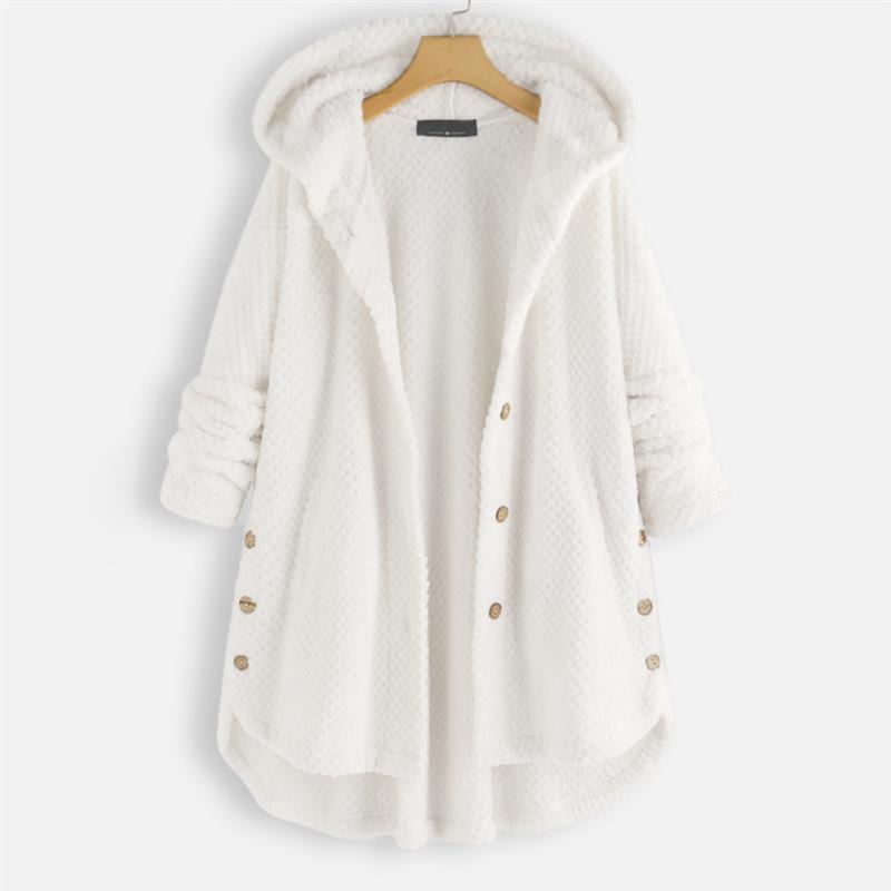 Women's trendy cut hooded fleece jacket. Reversible, stylish & versatile for all seasons. Cozy comfort outerwear.