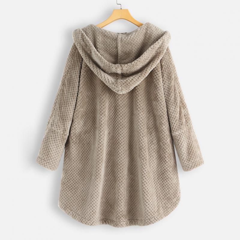 Soft women's everyday hooded jacket. Reversible trendy cut fleece for versatile, stylish & cozy comfort.