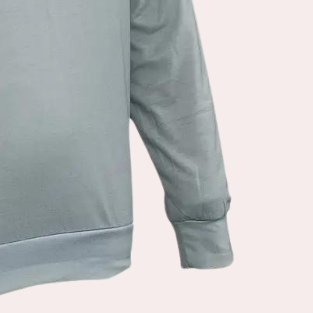 Soft women's gradient long sleeve sweatshirt, offering cozy comfort and a fashionable color transition.