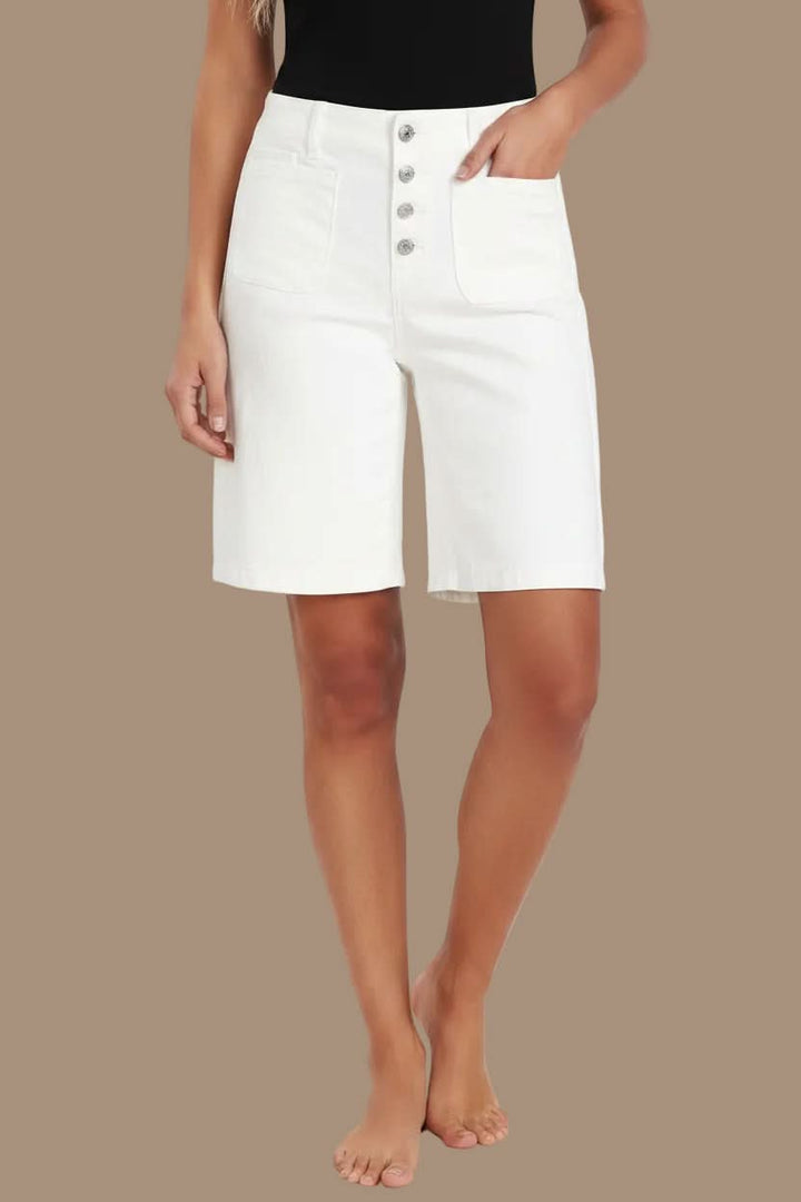 Summer-ready high waist Bermuda shorts for women, perfect for chic, casual & daily wear.