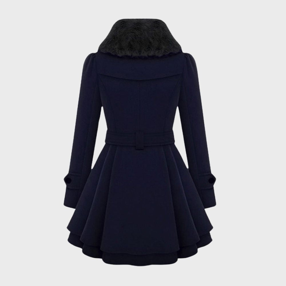 Relaxed fit longline women's jacket, providing trendy comfort for all-day versatile style.