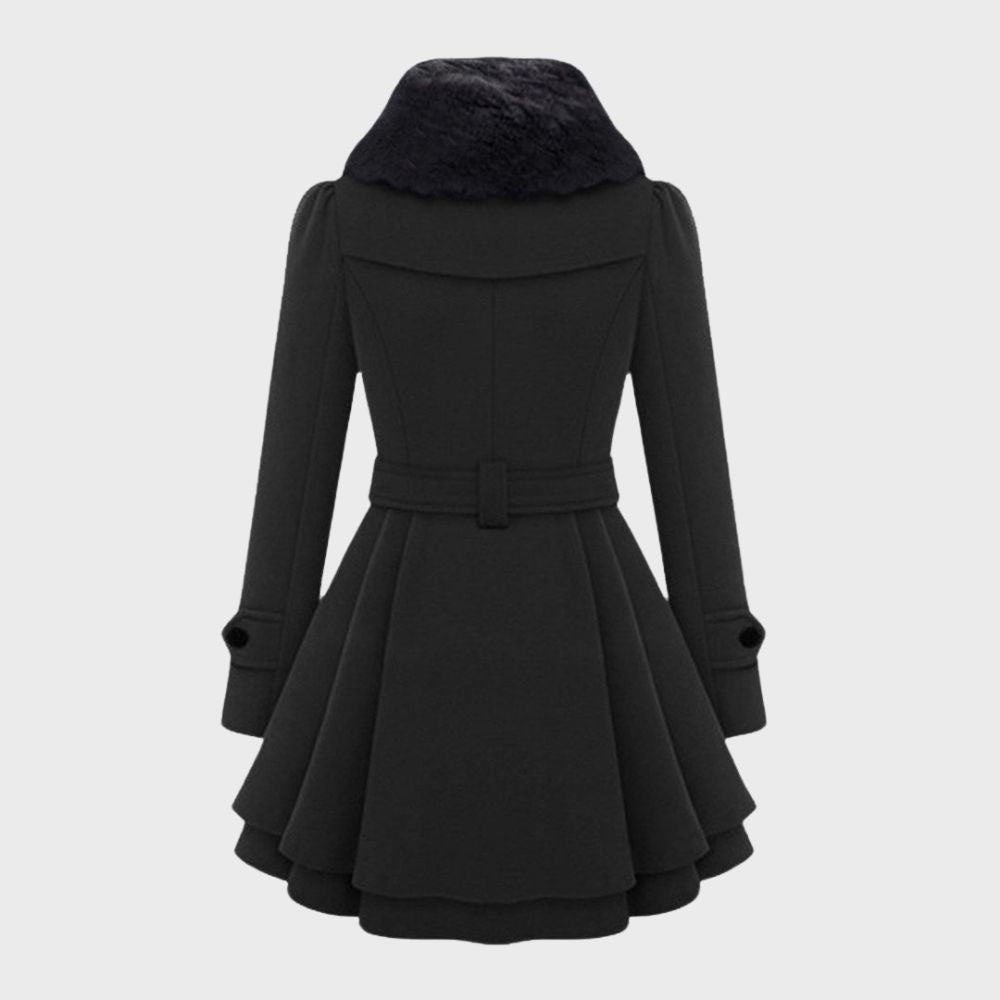 Comfortable women's longline jacket, a trendy choice for versatile spring & fall fashion.