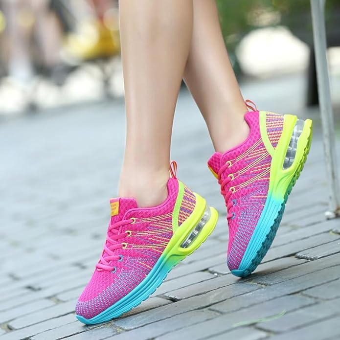 Women's trendy orthopedic casual sneakers with arch support for comfortable everyday walking.