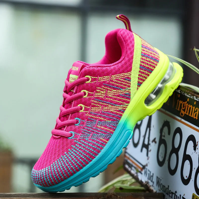 Orthopedic women's walking shoes, trendy design & superior arch support.