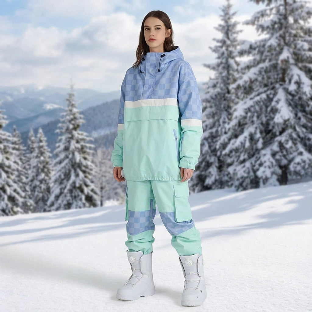 Women's two-piece thermal ski suit, Mallory, for winter sports & skiing in cold weather