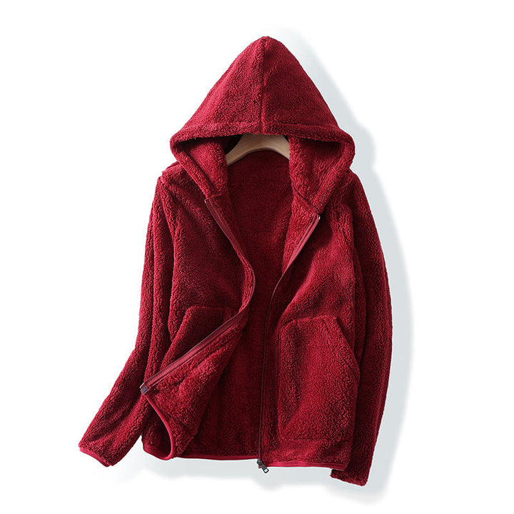Comfortable white women's pullover hoodie, an ultra-soft long sleeve top for winter and casual fashion.