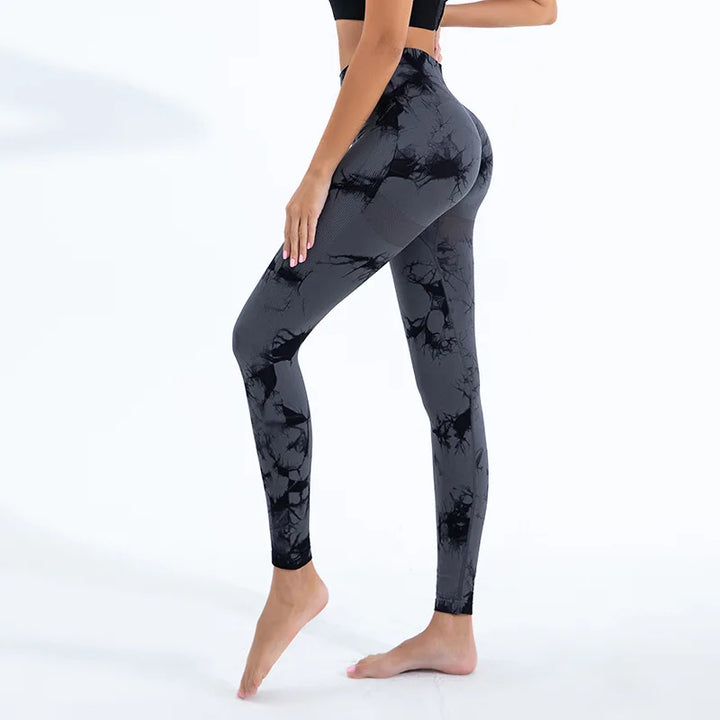Versatile women's high-waisted stretch leggings for yoga, workouts, or comfortable everyday wear. Athletic apparel.
