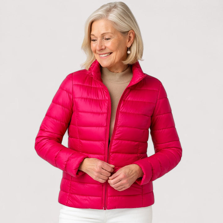 Women's ultralight winter jacket, warm & stylish. Perfect for cold weather.