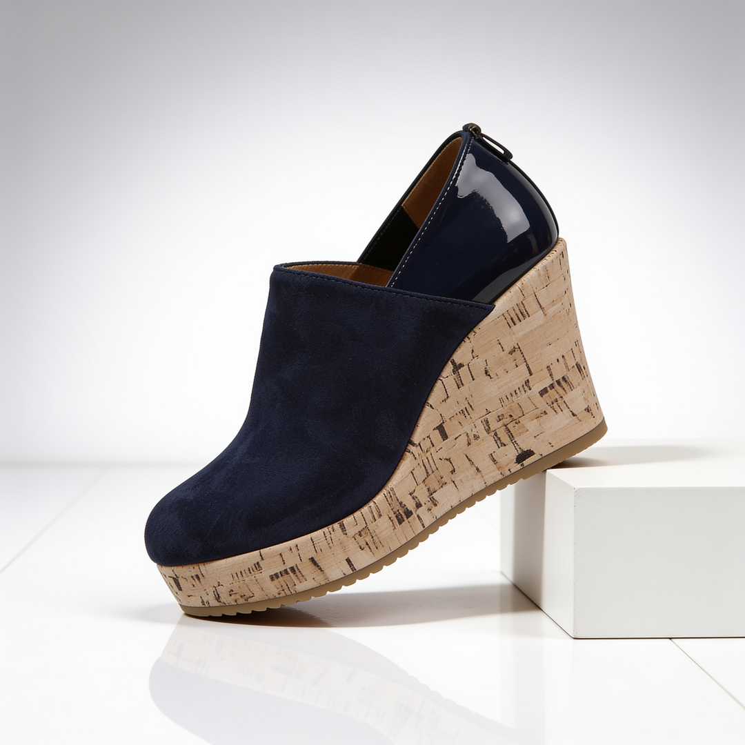 Valenza orthopedic wedge loafers for women, ensuring all-day comfort & stylish support for daily wear.