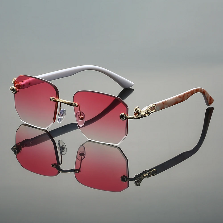 Valetta women's rimless sunglasses with gradient lenses. Offers UV protection, a fashionable accessory.