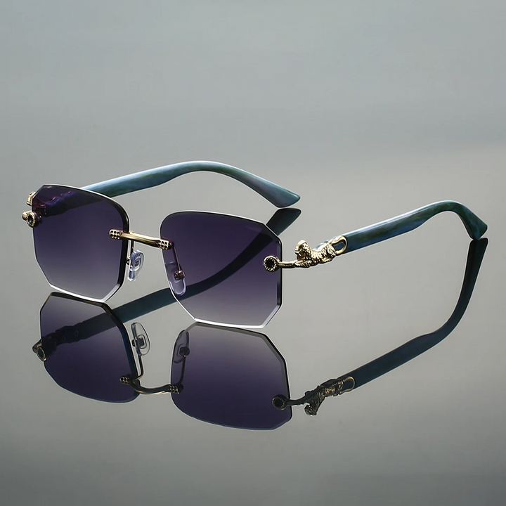 Women's Valetta rimless gradient sunglasses, perfect stylish summer shades with UV protection.