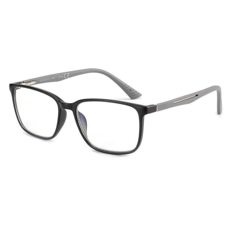 Stylish Valmira square women's optical frames in clear acetate for a modern fashion accessory.