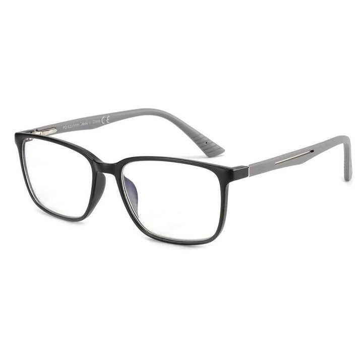 Stylish Valmira square women's optical frames in clear acetate for a modern fashion accessory.