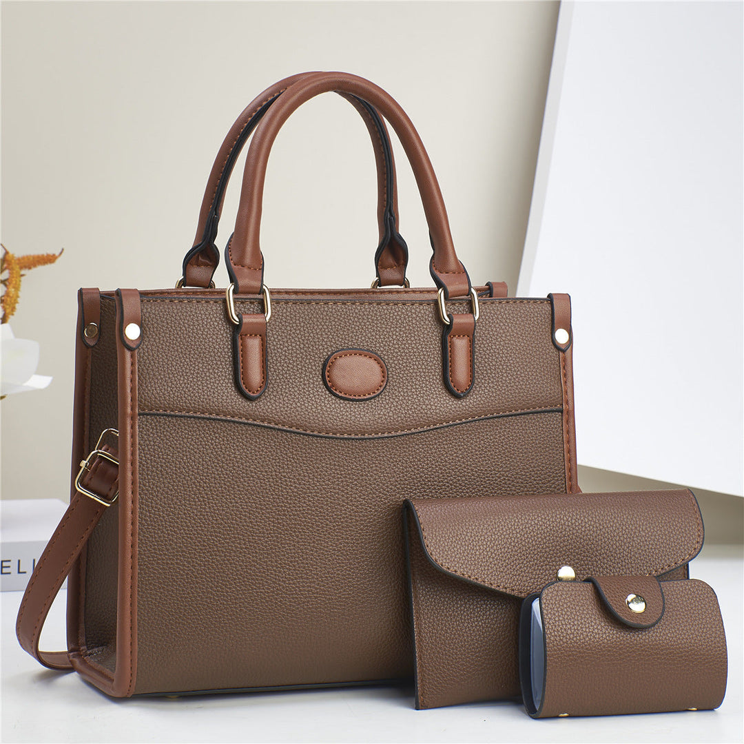 Chic Women's Verona Trio 3-piece handbag set. A versatile fashion accessory with tote, shoulder bag & wallet.