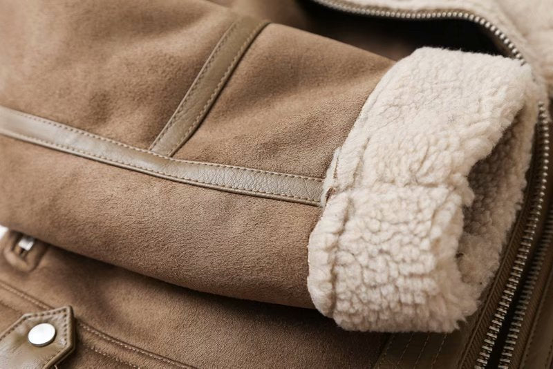 Everyday brown versatile jacket for women, perfect for casual spring and fall outerwear.