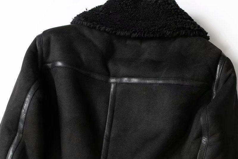 Fashionable black versatile women's jacket, great for everyday spring and fall outerwear.