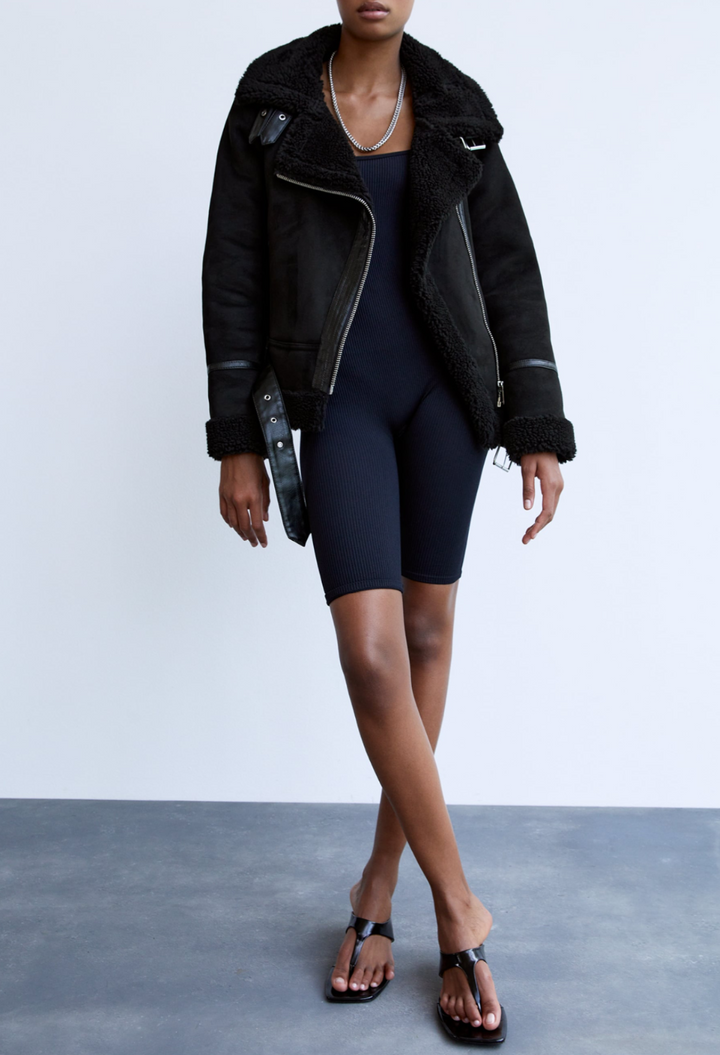 Casual women's brown jacket, a versatile fashion staple for everyday style.