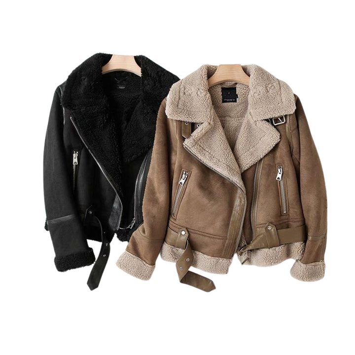Elegant black versatile jacket for women, great outerwear for fall and spring fashion.