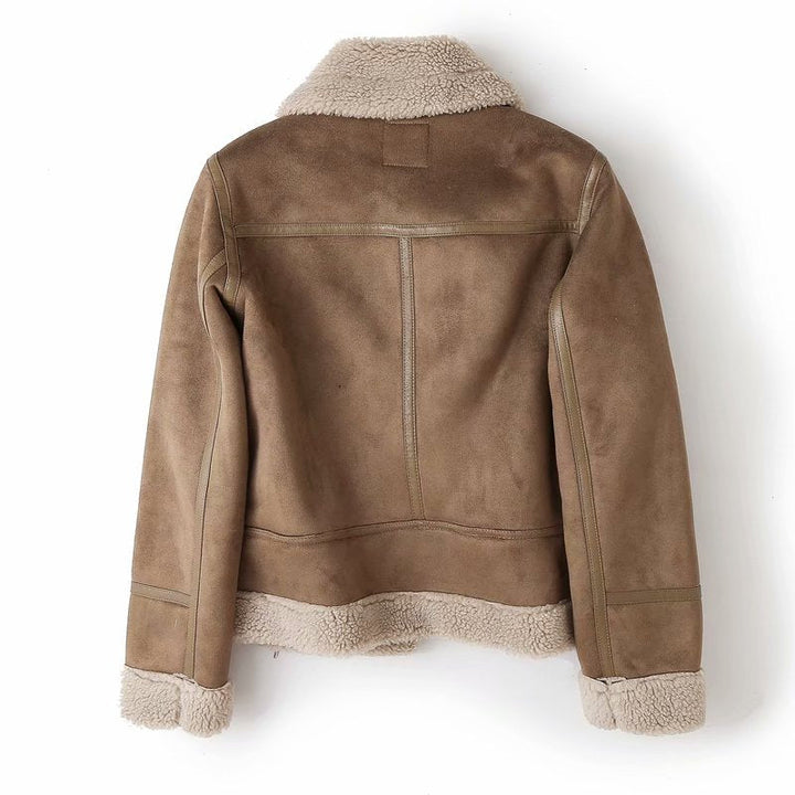 Women's stylish brown everyday jacket, a versatile piece for casual spring/fall fashion.