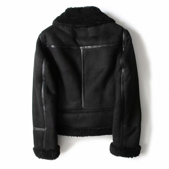 Versatile black fashion jacket for women, perfect for stylish spring and fall outerwear.