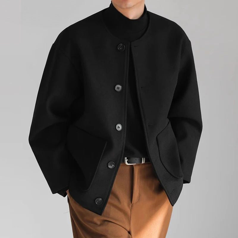 Women's versatile button-up cardigan jacket with pockets, perfect for casual layering in fall or spring.