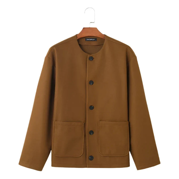 Soft women's versatile button-up cardigan jacket with pockets, ideal for spring outerwear & layering.