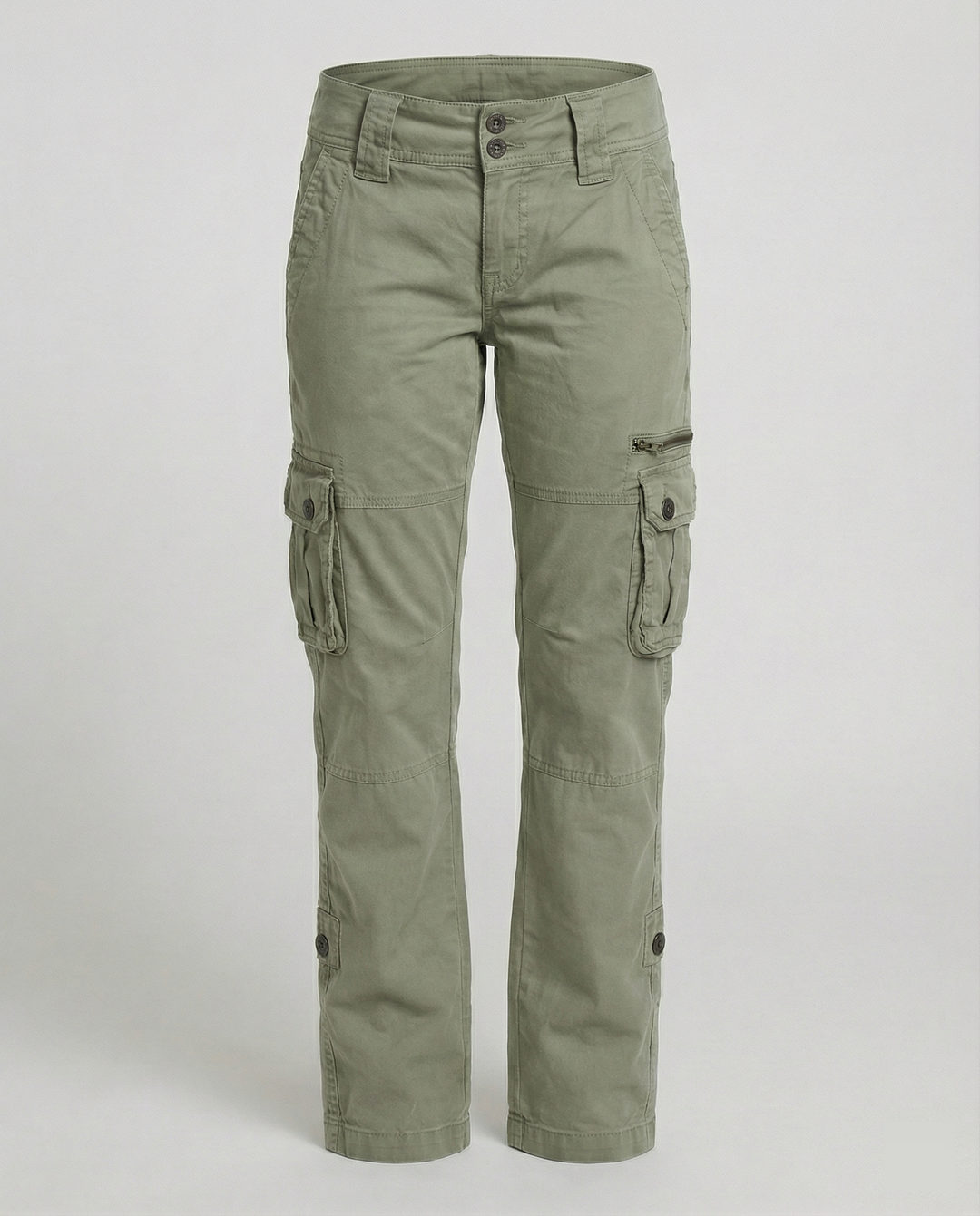 Practical women's versatile cargo trousers with pockets, perfect for comfort & outdoor activities.