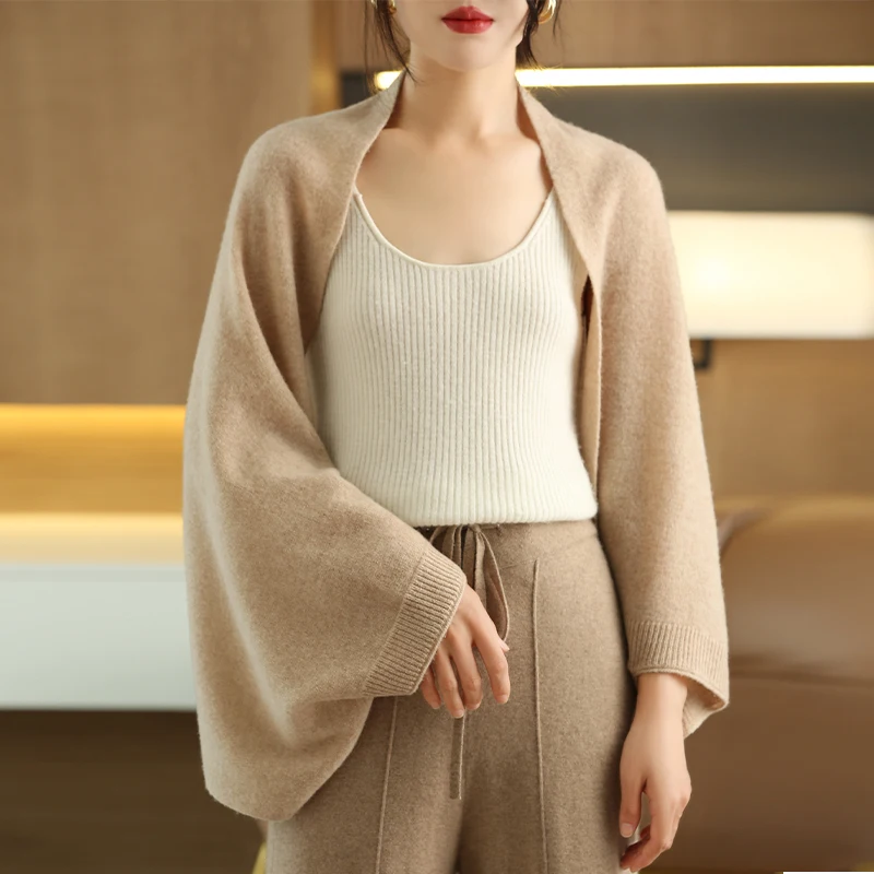 Soft women's wrap, an elegant scarf & cozy warmer for autumn & winter comfort.