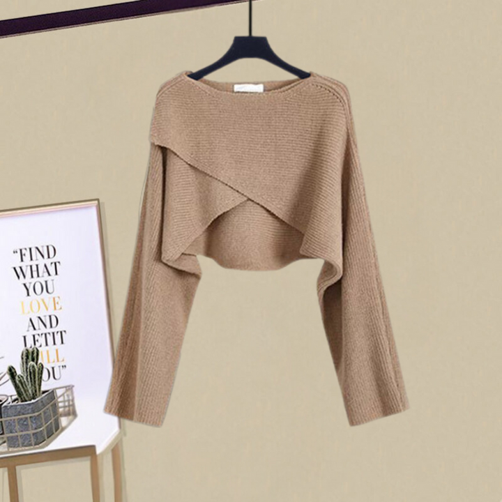 Women's layered dress set with adjustable fit, offering adaptable style for casual or elegant looks.