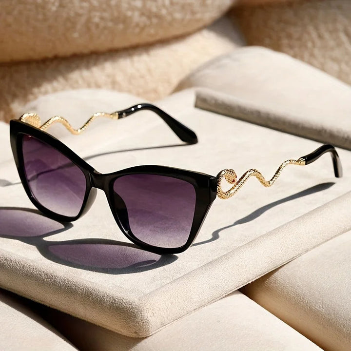 Iconic women's Viper cat-eye sunglasses, acetate frame, UV blocking & stylish.