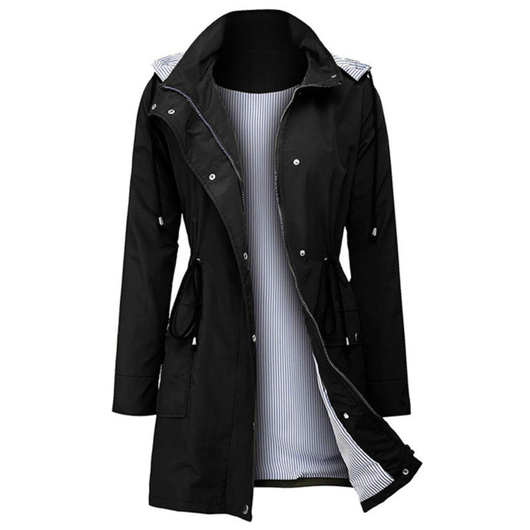 Women's Viviane lightweight windbreaker jacket, stylish & versatile for outdoor activities, with hood & adjustable waist.
