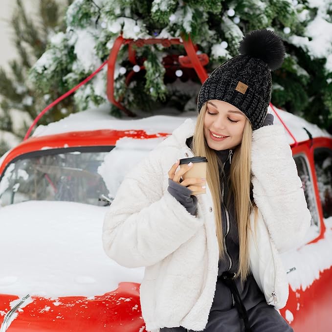 Yvonne women's beanie, a durable and warm accessory for harsh winter conditions.