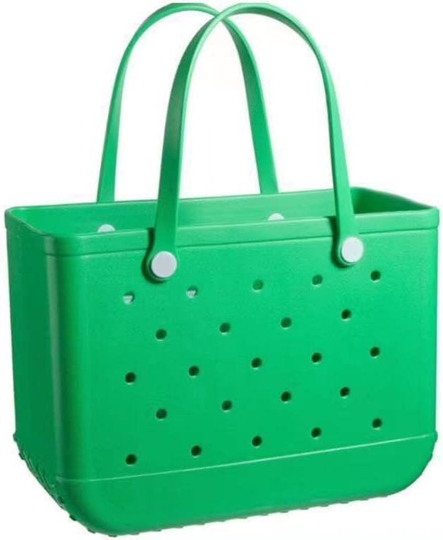 Trendy women's EVA beach tote, waterproof, durable, and easy to carry for summer fun