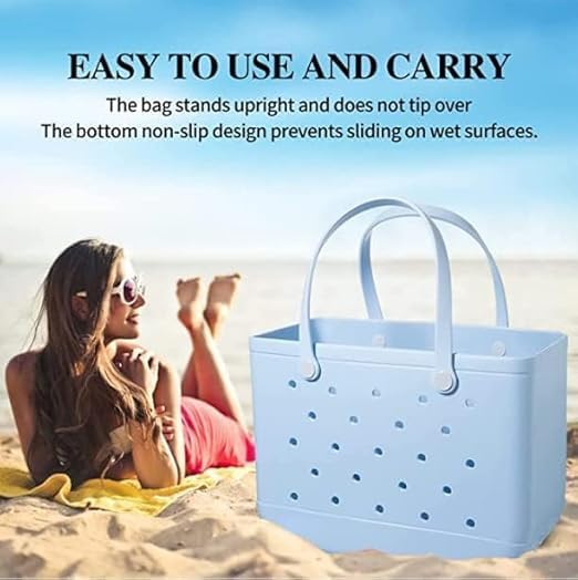 Practical women's EVA beach tote, waterproof and easy to clean for all seasons