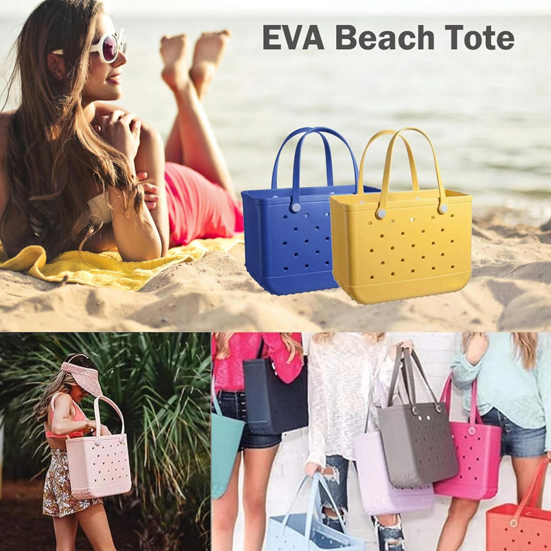 Versatile women's travel tote, EVA material, washable, sandproof, perfect for beach trips