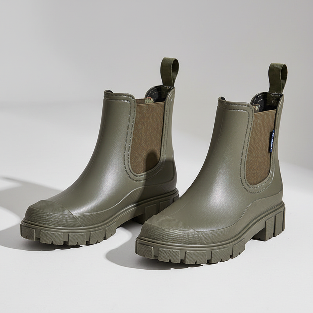 Fashionable women's waterproof ankle boots, a versatile and practical outdoor footwear choice.