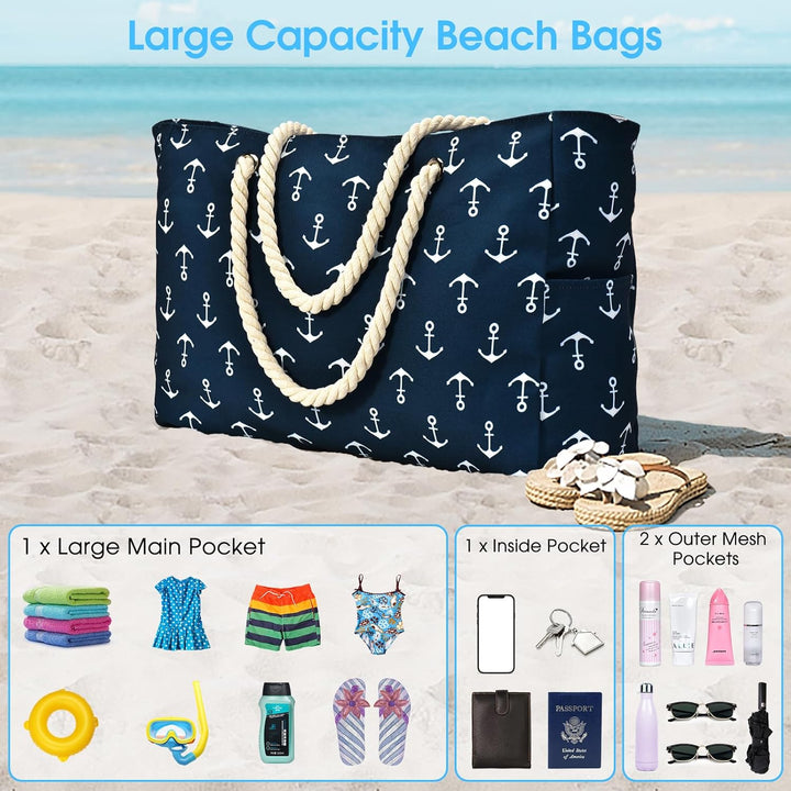 Women's waterproof shoulder tote, versatile for gym & shopping.