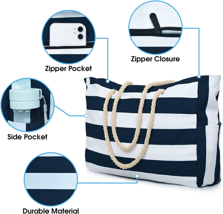 Functional women's waterproof work bag, large capacity & stylish design.